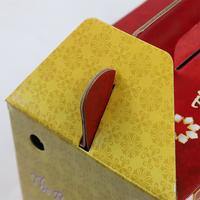 delivery sweet box with handle for cookie